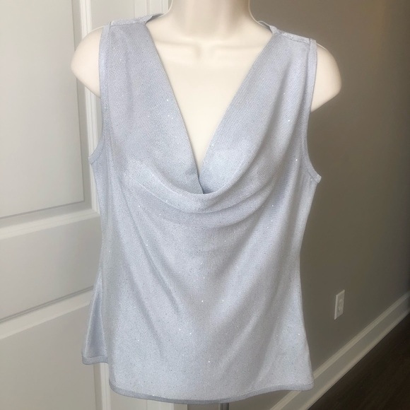 White House Black Market Cowl Neck Top size Extra Small - Picture 2 of 5